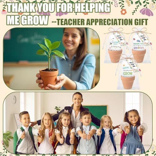 Reallnaive 24 Sets End of Year Teacher Gifts Thank You Seed Packets