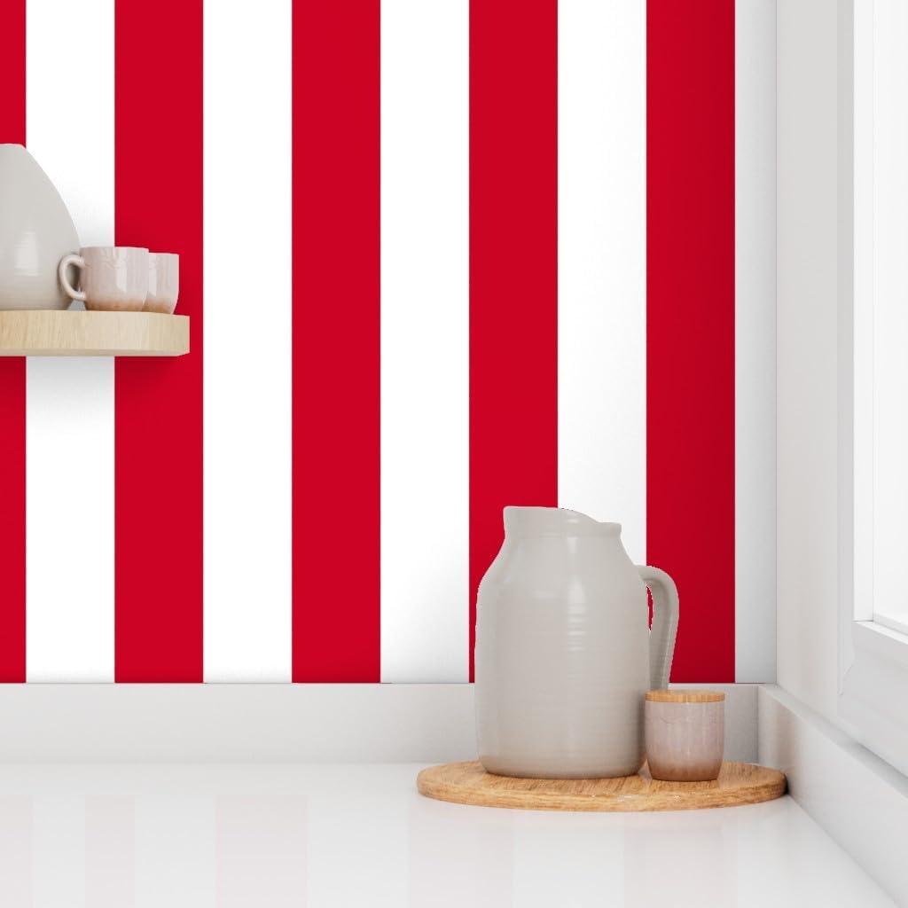 Peel & Stick Wallpaper x / 24 x 144 / Roll / Red