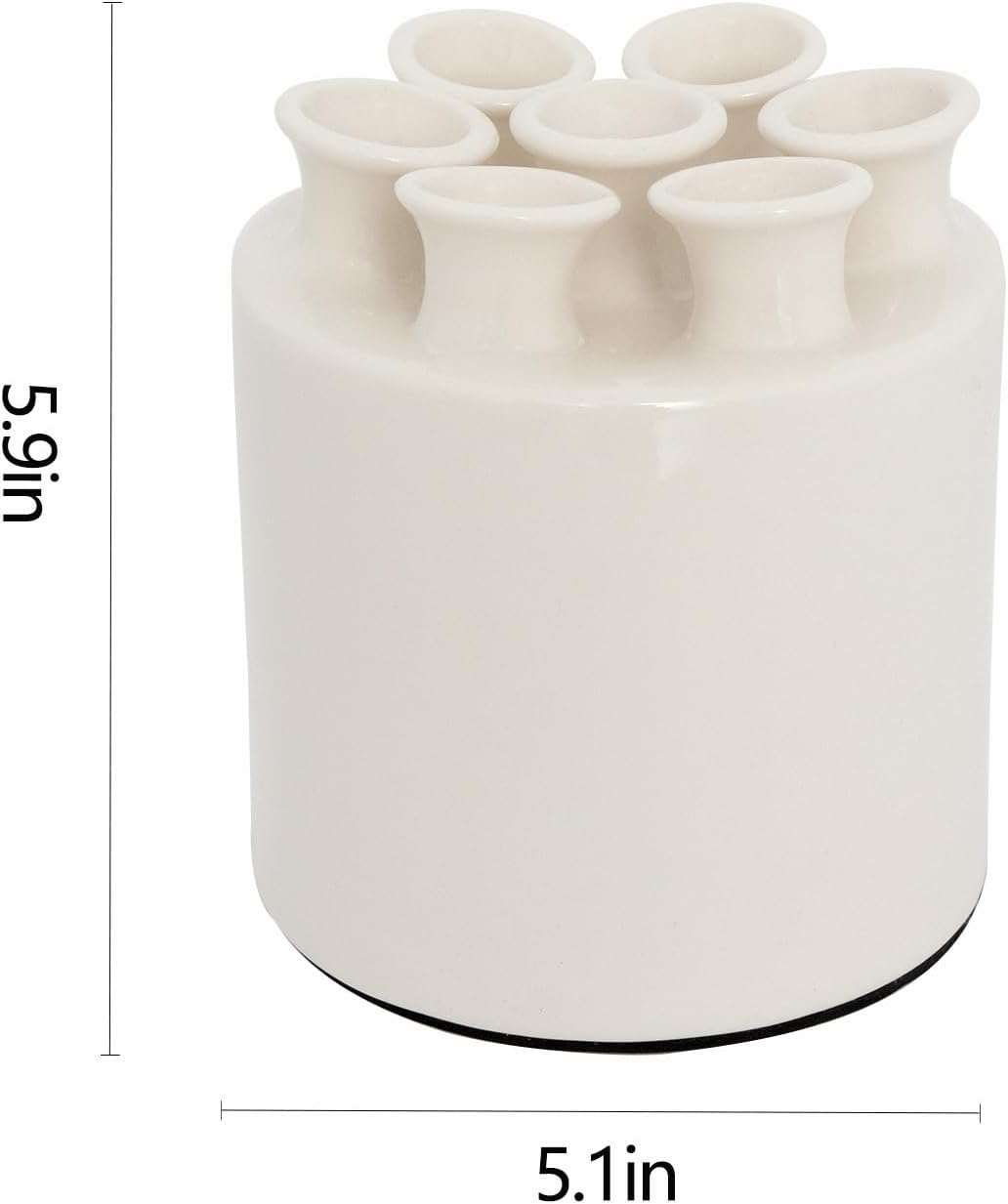 Large Ceramic Vase Modern Cylinder Design / Tulip Vase
