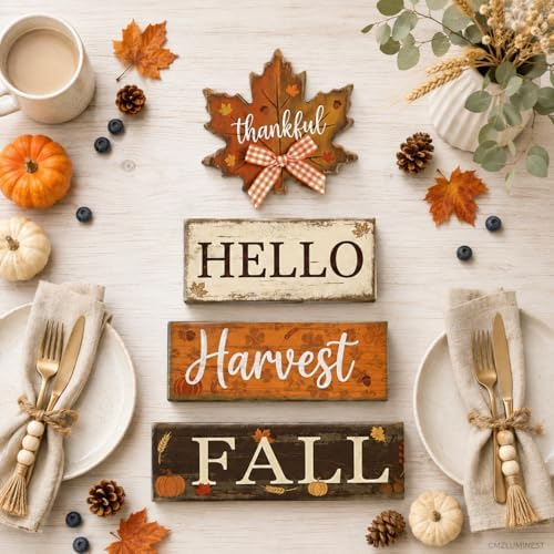 Thankful Leaves Fall Decor, Fall Decorations for Home