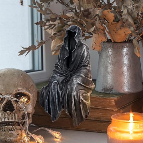 SHOWFEICAT Resin Tabletop Gothic Decor Sitting Statue Gothic Decor