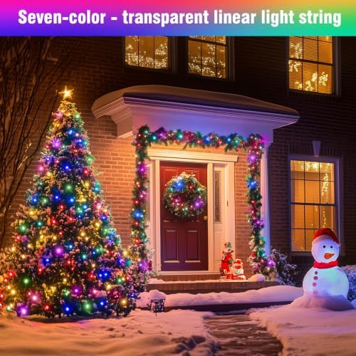 LED Fairy Lights, Connectable Clear Wire String Lights with Timer