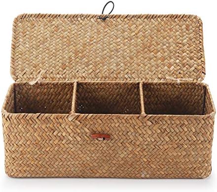 Seagrass Storage Basket / Natural 3 Sections