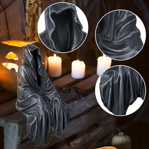 SHOWFEICAT Resin Tabletop Gothic Decor Sitting Statue Gothic Decor