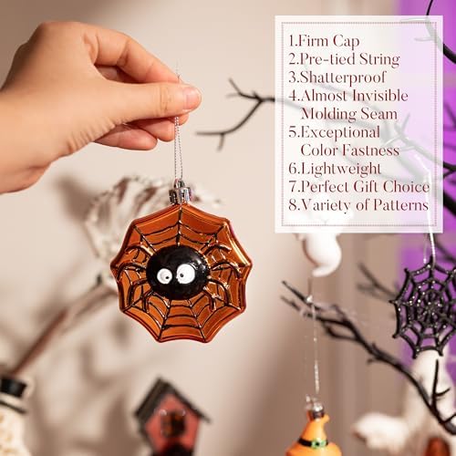 Valery Madelyn Halloween Tree Decorations Shatterproof Ornament Indoor 20ct