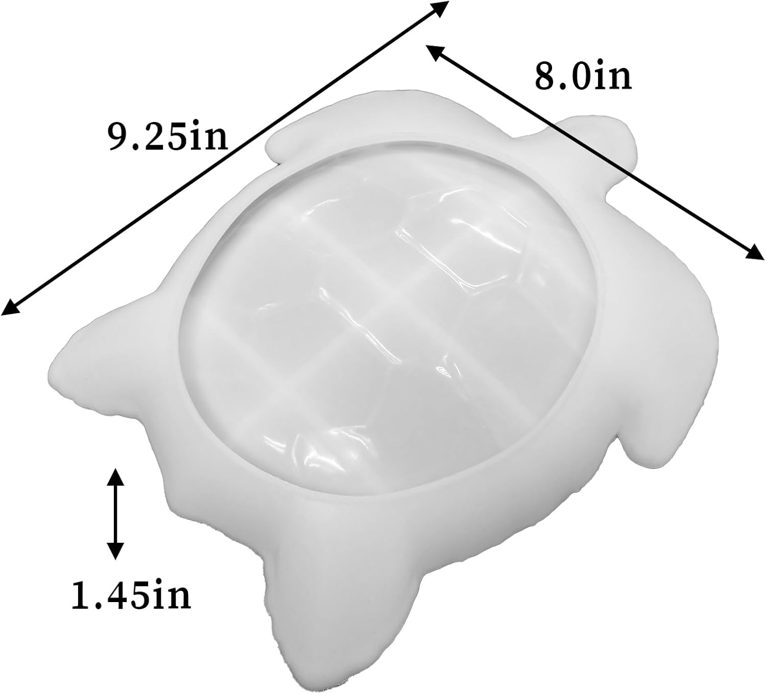 Texture Turtle Tray Resin Mold / Big Turtle Tray