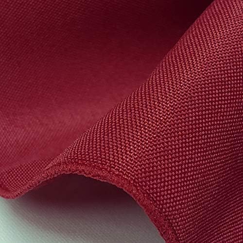 TableLinensforLess Pack of 6, Maroon/Dark Green Christmas Cloth Napkins, Size 20in.x 20in. Polyester Poplin Napkins with Hemmed Edges, Machine Washable Napkins Ideal for Parties, Weddings and Dinner