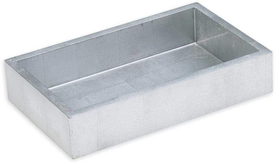 Lacquer Napkin Holder / Guest Towel / Silver