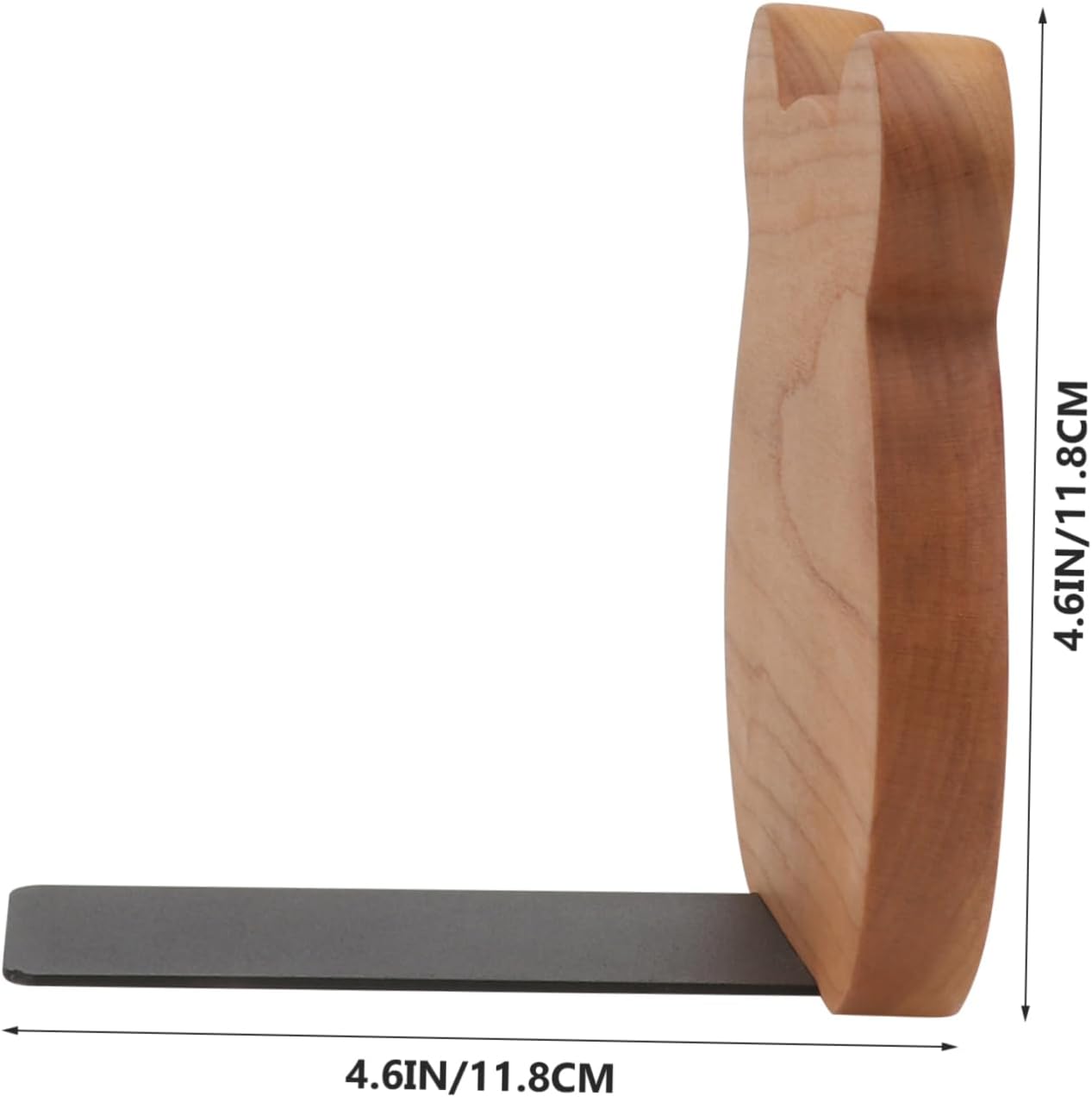 Little Bear Bookli Cartoon Bear Shaped Bookends Wooden Book Stands for Kids Home Office / Set of 2
