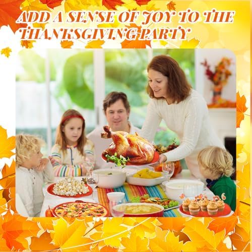 Rtteri 4 Pcs Pumpkin Shaped Plates Set Thanksgiving Serving Platter 8 Inch Fall Harvest Trays Decoration Salad Dessert Turkey Dish for Autumn Thanksgiving Party Supplies(Classic Style)