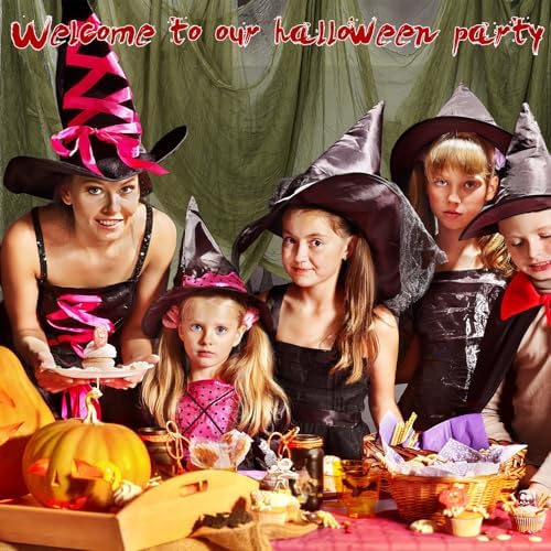 Whaline Halloween Olive Green Creepy Cloth 276 x 87 Inch Spooky Gauze Clothes Halloween Scary Decoration for Haunted Houses Party Supplies Indoor Outdoor