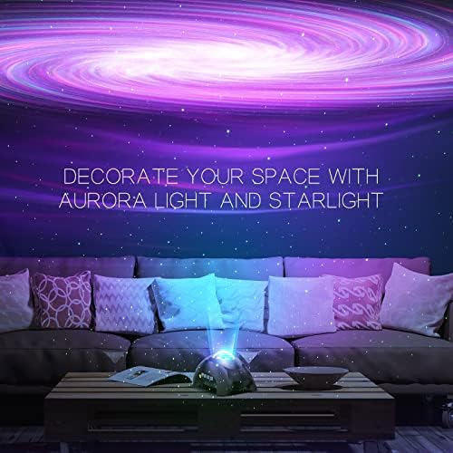Northern Galaxy Light Aurora Projector with 33 Light Effects, Night Lights LED Star Projector for Bedroom Nebula Lamp