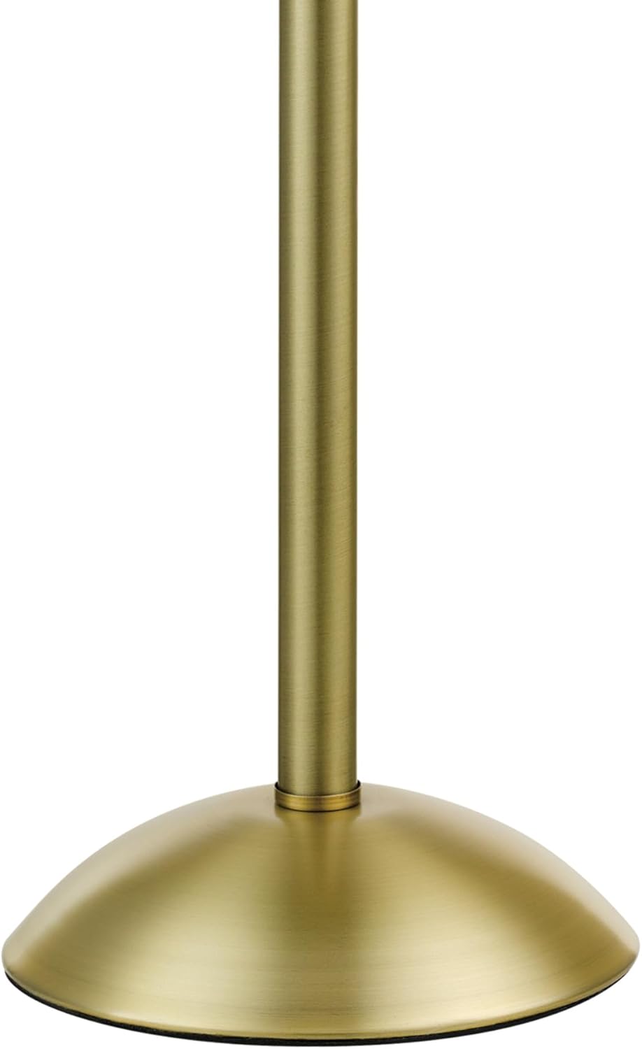 Novogratz x Globe 21" 2-Light Matte Brass Table Lamp | 2-Light Gold Dome Shade, Double Pull Chain, Mid-Century Modern