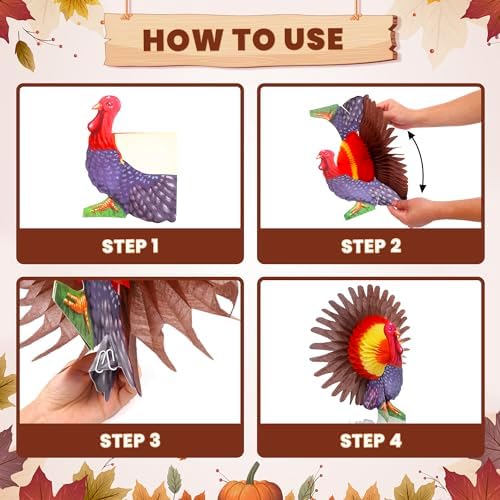 KatchOn Thanksgiving Centerpieces for Tables –, Pack of 3