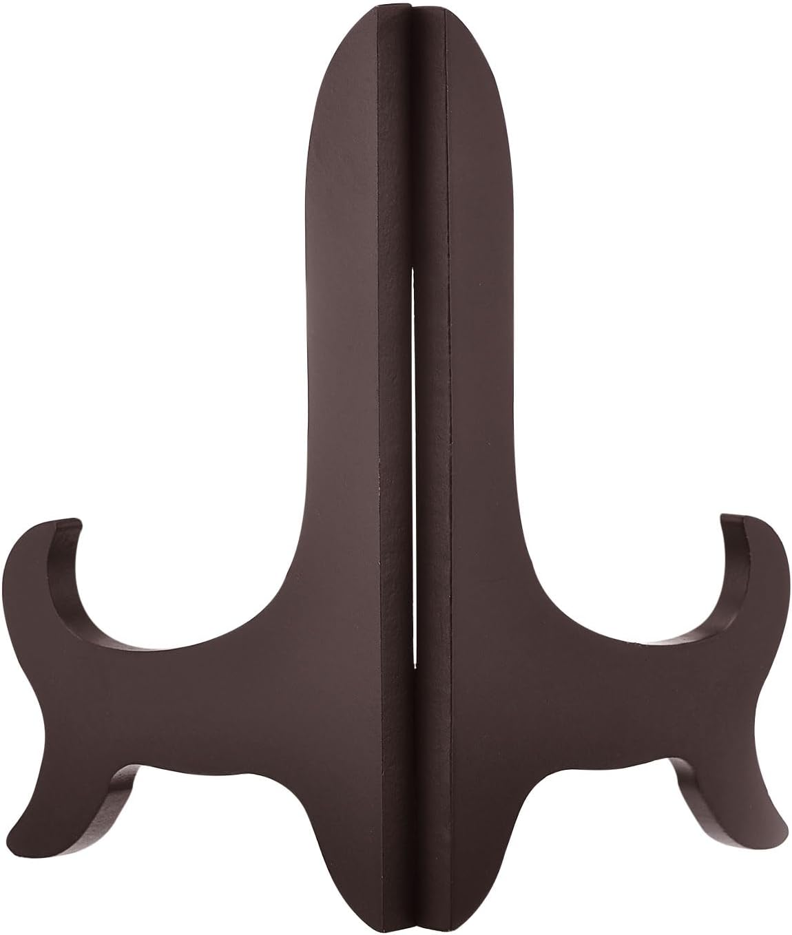 Wooden Folding Display Stand for Decorative Picture Frame / Brown / Set of 8