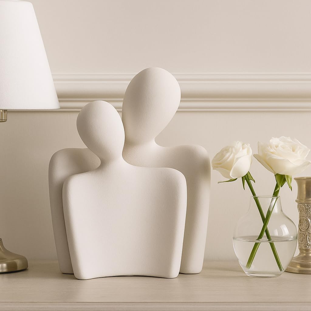 Ceramic Figurine Statue / White