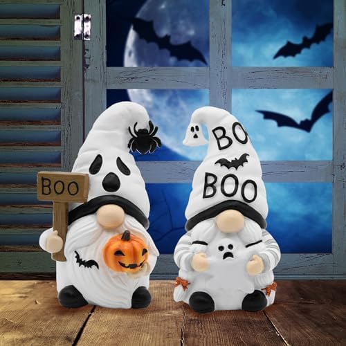 Ghost Halloween Gnome Decor Gifts for Women Gnome Lovers