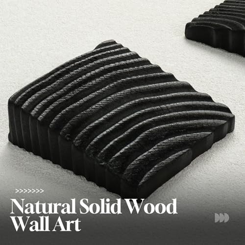 Cuspin Modern Black and White 3D Wall Art for Living Room, 28x36 In