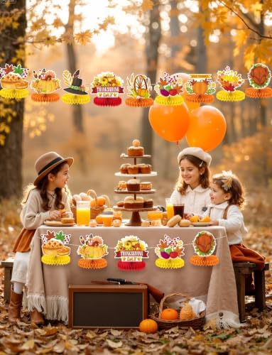 Thanksgiving Table Decorations, 9 Pcs, Fall Table Decor
