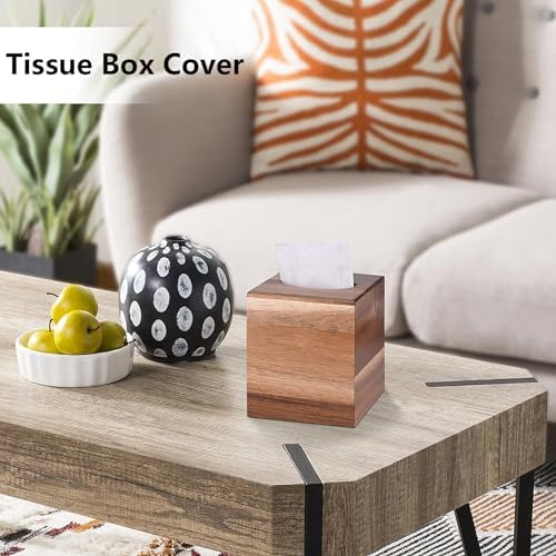 Wooden Tissue Box Cover Cube / Square