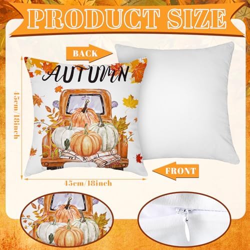GlikCeil 16 Set Seasonal Pillow Covers 18 x 18 Inch Winter Throw Pillow Covers Winter Gnome Holiday Throw Pillowcase Let It Snow Decorative Cushion Case Sofa for Farmhouse Holiday Home Sofa Decor