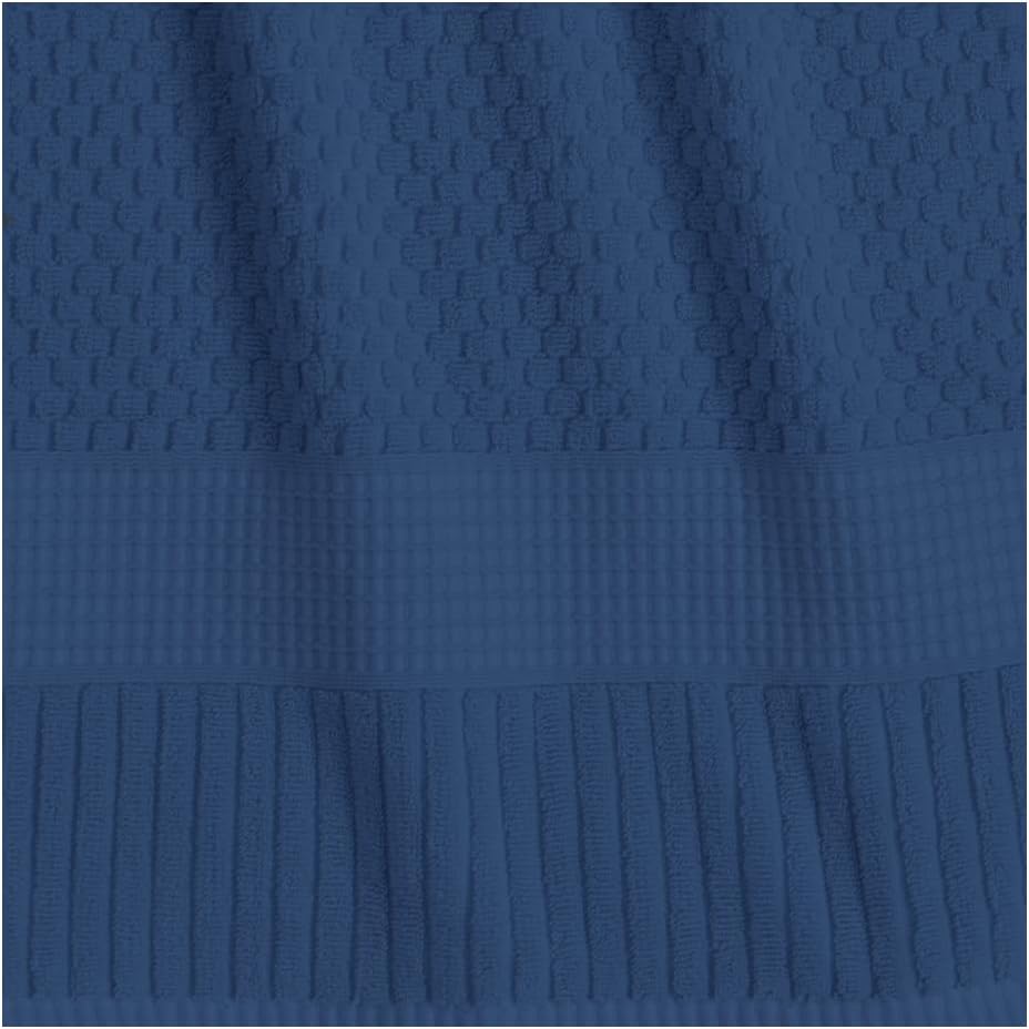NY Loft 100% Cotton 2-Pack Bath Sheet Set | Navy | Oeko-TEX | Quick-Dry | Two Oversized 35" x 70" Bath Towels / Bath