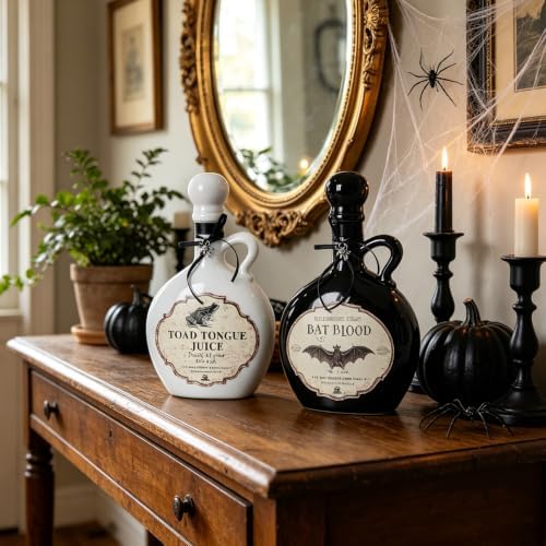 Braxio Halloween Decorations Indoor Potion Bottles