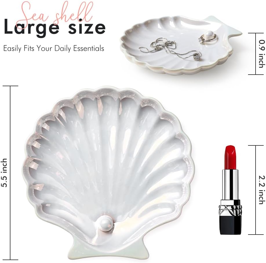Shell Jewelry Tray / Shell White