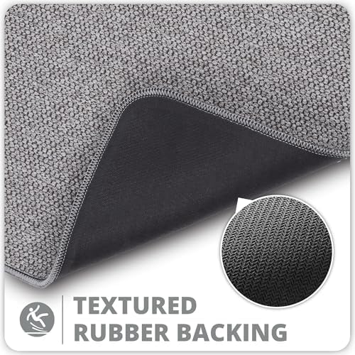 Bath Mat,Ultra Thin Bathroom Rugs,Rubber Bath Mats for Bathroom,Bath rugs