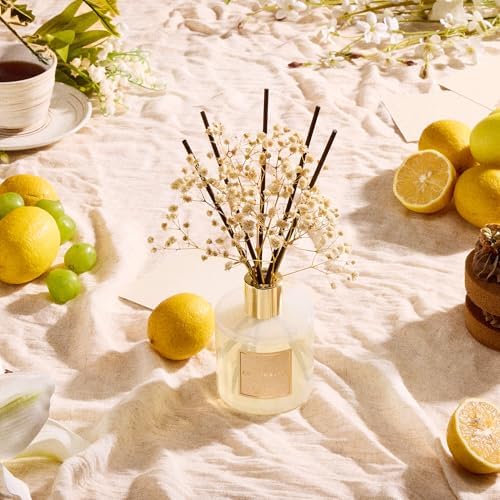 Cocorrína Reed Diffuser Set, Clean Linen 6.7 fl oz Scented Diffuser with Sticks Home Fragrance Reed Diffuser for