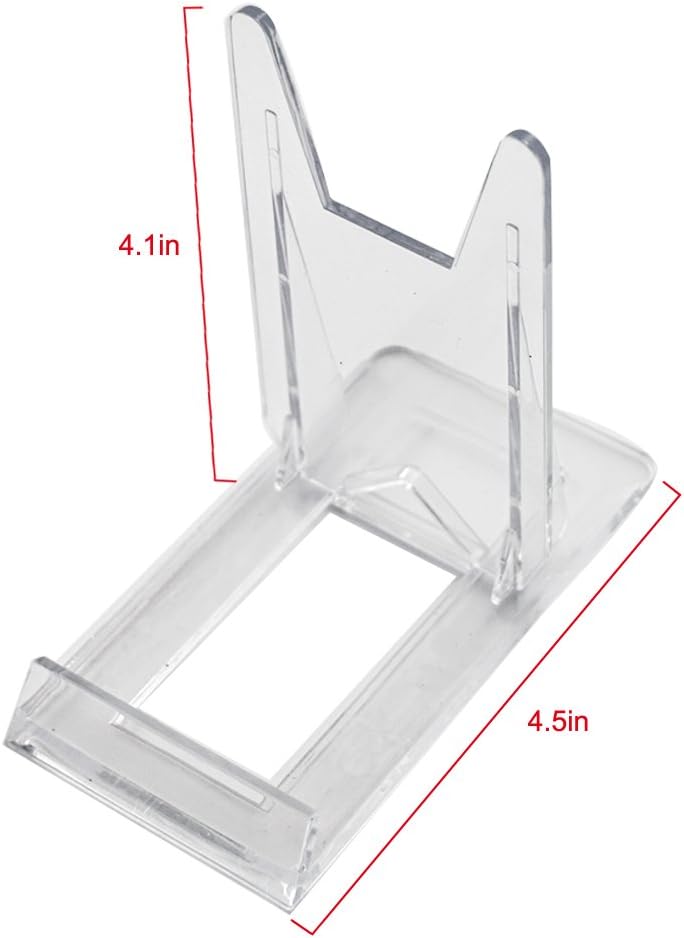 Plate Stands for Display / Transparent / Suitable for 5"-9 / 9 Inch / Set of 6