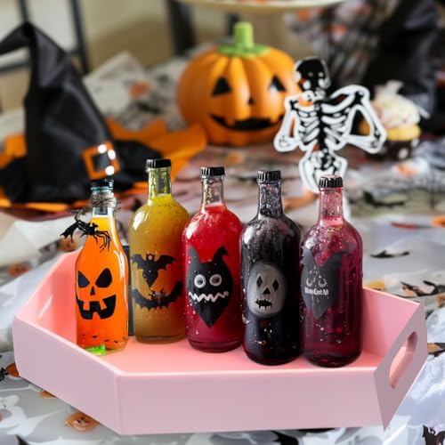 Pink Halloween Decor - Goth Gothic Girly Coffin Charcuterie Board Tray