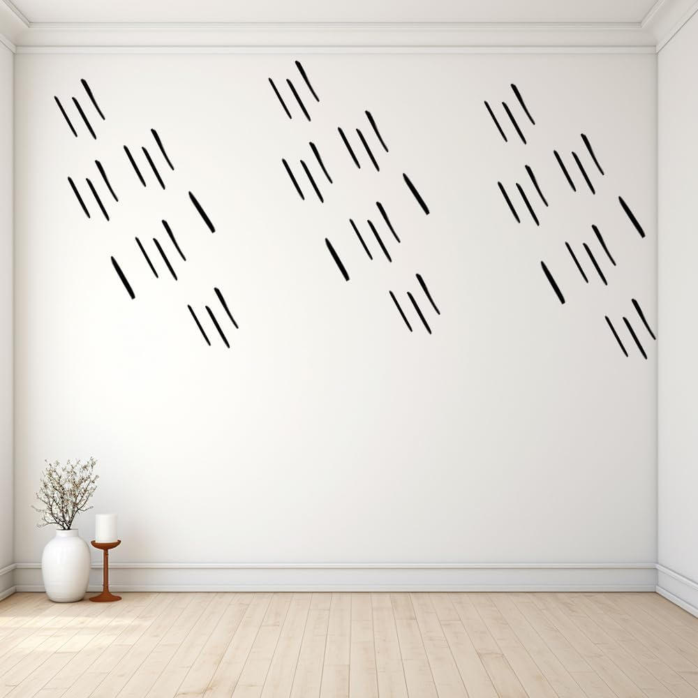 Irregular Bar Wall Stickers / Set of 192