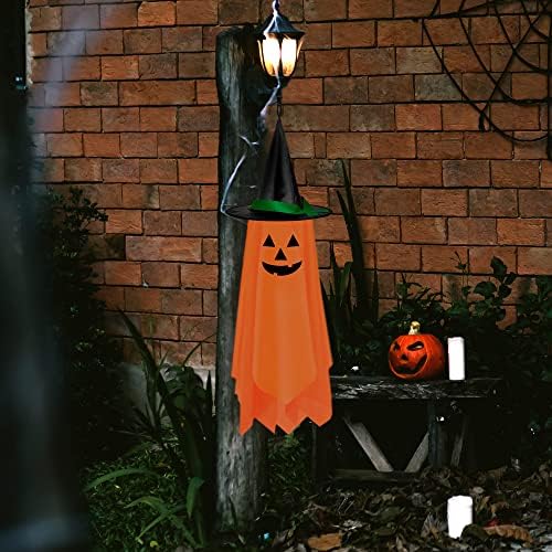 2 Pack Halloween Hanging Decorations Hanging Pumpkins Decor for Outdoor