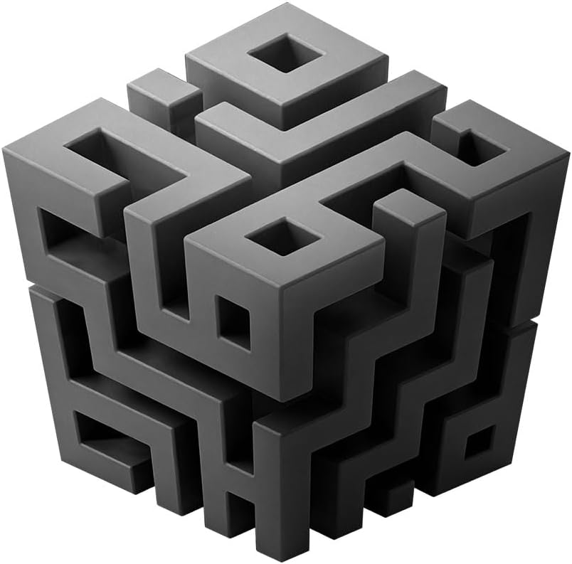 Wall Stickers Optical Illusion Decals Removable Matte PVC Geometric Art / 3D Cube / Set of 2