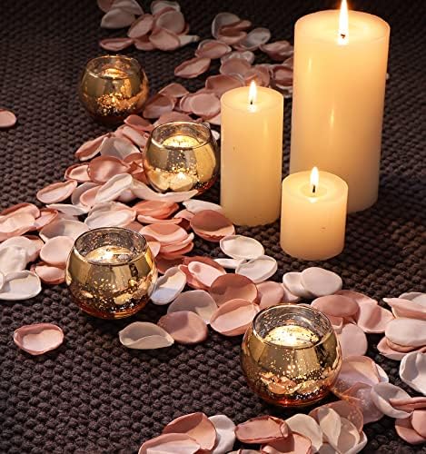 Volens 24PCS Gold Votive Candle Holders for Table Centerpieces