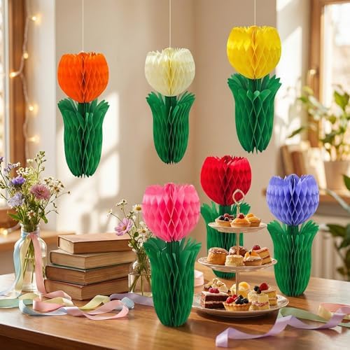 Pedel Tulip Honeycomb Centerpieces