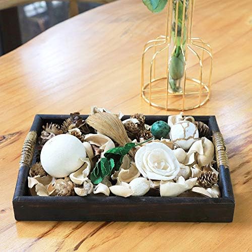 Qingbei Rina Peach Potpourri Dried Flowers, White, 14 oz