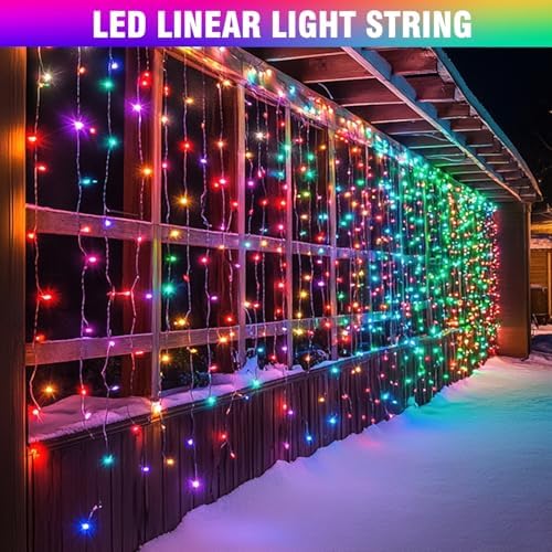 LED Fairy Lights, Connectable Clear Wire String Lights with Timer