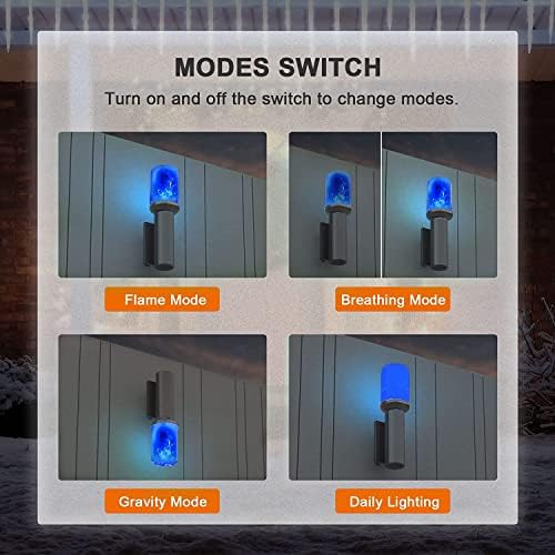 Hompavo 【Upgraded Flame Light Bulbs for Home Decor with Upside Down Effect