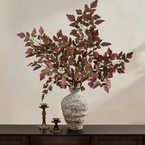 Waipfaru 36" Fall Stems for Vases, Fall Floral Stems (3pcs)