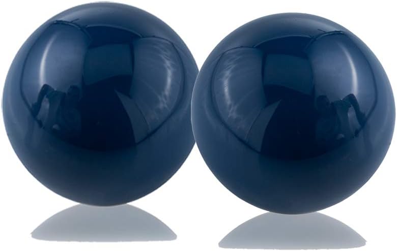 Modern Sculptural Orb Accent / Blue / 3-inch Diameter