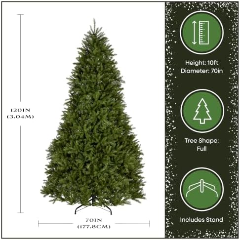 National Tree Company 10ft Unlit Dunhill Fir Full Artificial Christmas Tree