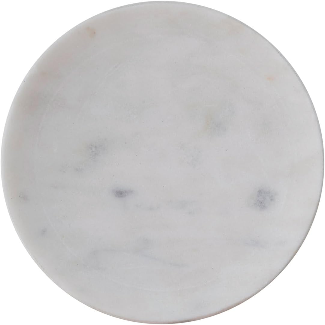 Marble Soap Dish / White