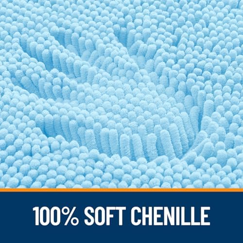 OLANLY Bathroom Runner Rugs 70x24, Extra Soft Absorbent Chenille Bath Rugs