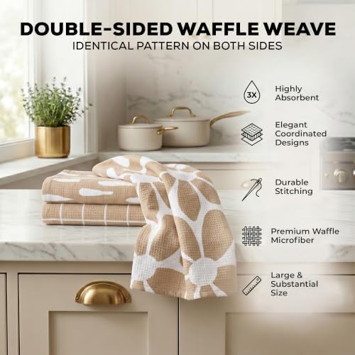 Kitchen Towels, Dish Towels for Kitchen, 3 Pc Kitchen Towel Set