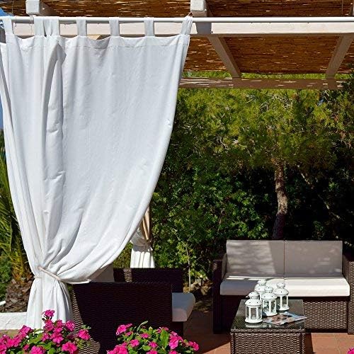 DÉCOPRO Traditional Rope Curtain and Drapery Tieback, Spread 18" (45.5cm), 1" (2.5cm) Thick Cord # 0100RTB, Off White