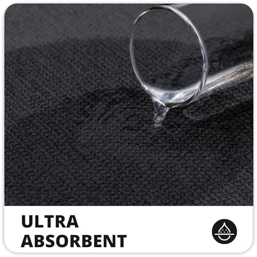 Bosap Bath Mat,Ultra Thin Bathroom Runner Rugs,Large Bath Mats for Bathroom,Quick Dry,Non-Slip,Machine Washable,Low