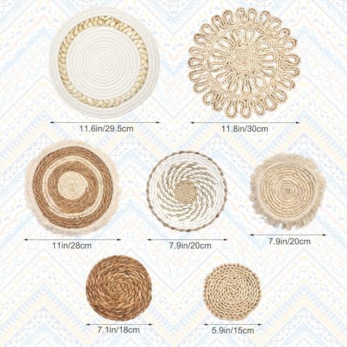 Boho Wall Baskets / Set of 7