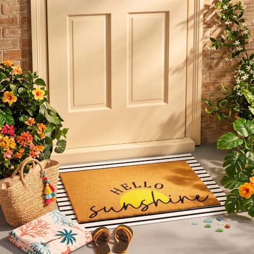 Tinideya 2 23.6 X 35.4 Inches Sunshine Yellow Brown
